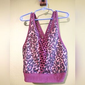 Victoria's Secret Ultimate Spoet Animal Print Mesh Unlined Sports Bra Leopard